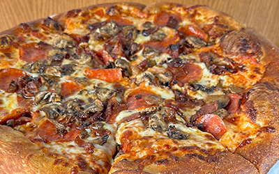 Pizza from The Village Inn Linwood