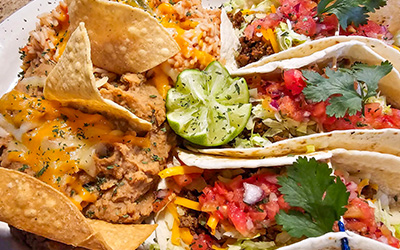 Quesadillas and other Southwest style dishes from The Village Inn Linwood